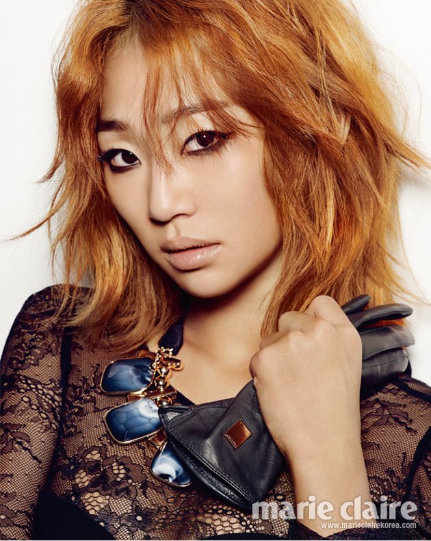 Gambar Foto Hyorin Sistar di Majalah Marie Claire Edisi Januari 2014