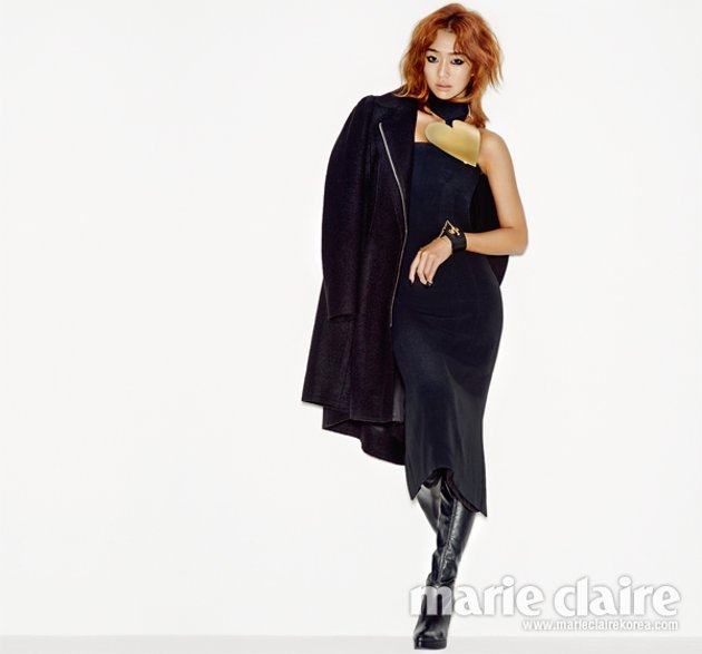 Gambar Foto Hyorin Sistar di Majalah Marie Claire Edisi Januari 2014