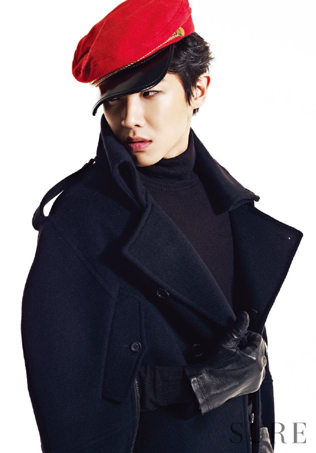 Gambar Foto Lee Joon MBLAQ di Majalah Sure Edisi Januari 2014