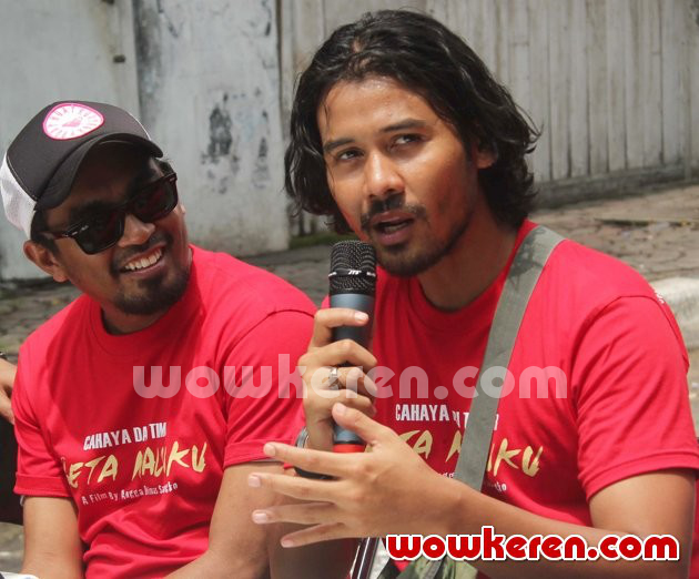 Gambar Foto Glenn Fredly dan Chico Jericho Saat Jumpa Pers Film 'Cahaya Dari Timur: Beta Maluku'