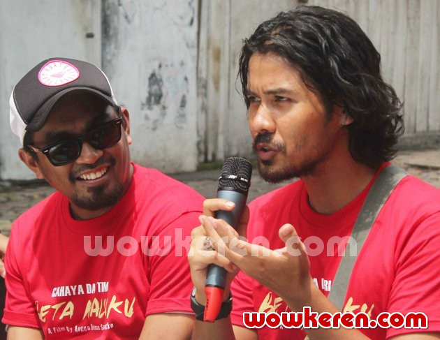 Gambar Foto Glenn Fredly dan Chico Jericho Saat Jumpa Pers Film 'Cahaya Dari Timur: Beta Maluku'