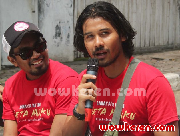 Gambar Foto Glenn Fredly dan Chico Jericho Saat Jumpa Pers Film 'Cahaya Dari Timur: Beta Maluku'