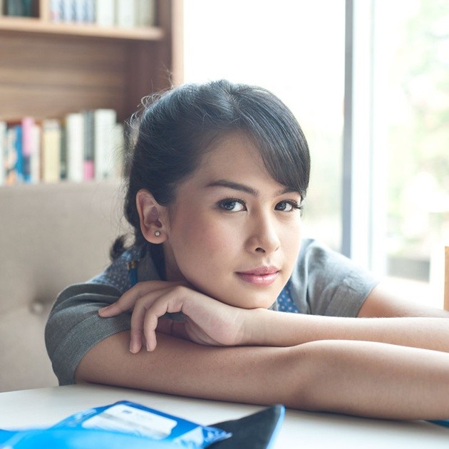Gambar Foto Maudy Ayunda di Majalah Gogirl untuk Iklan Pond's