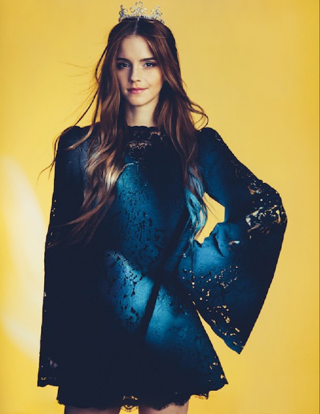 Gambar Foto Emma Watson di Majalah Wonderland Edisi Februari 2014