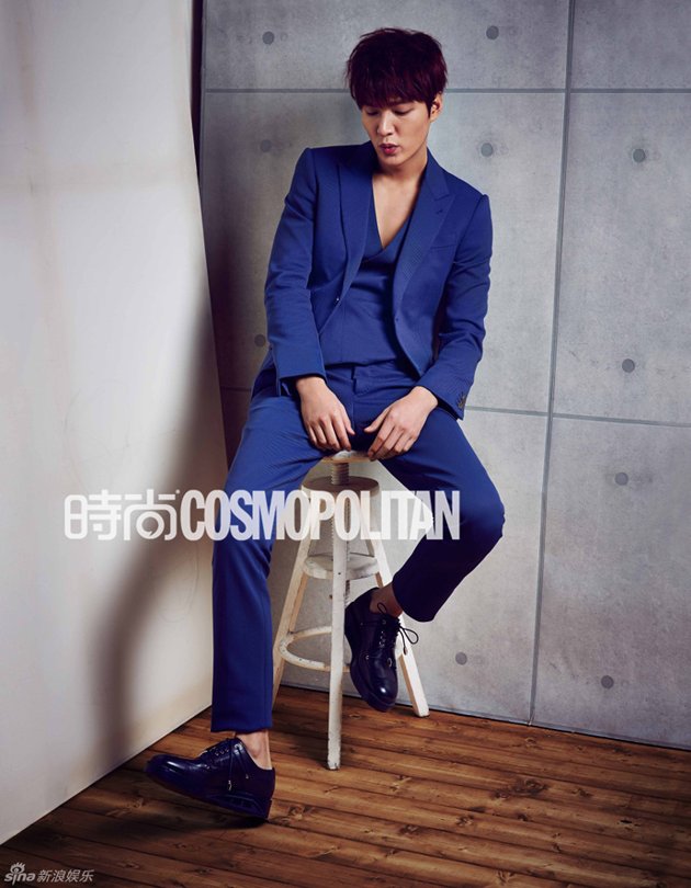 Gambar Foto Lee Min Ho di Majalah Cosmopolitan China Edisi Maret 2014