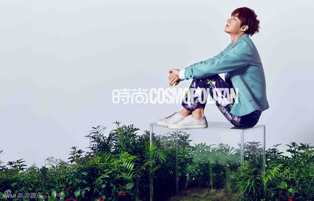 Gambar Foto Lee Min Ho di Majalah Cosmopolitan China Edisi Maret 2014