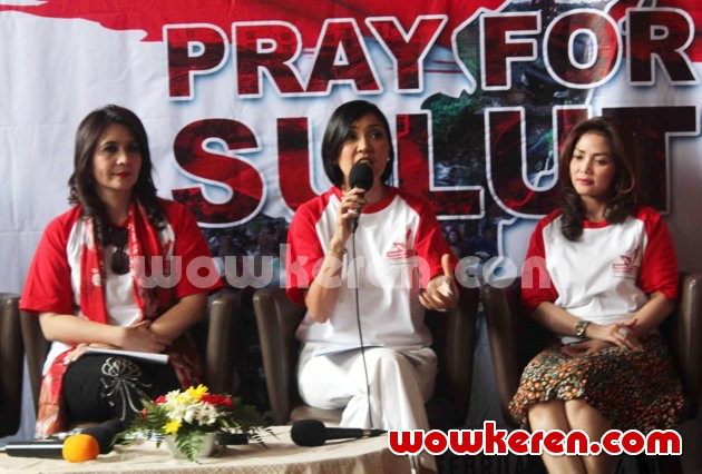 Gambar Foto Jumpa Pers 'Aksi Pray for Sulut'