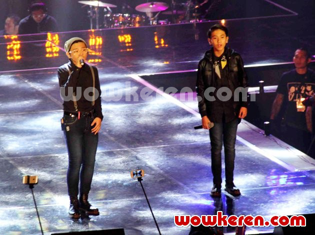 Gambar Foto Penampilan Aldi dan Iqbal Coboy Junior di 'Farewell Concert'