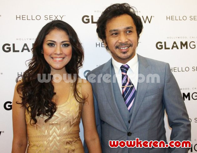 Gambar Foto Cyntia Riza dan Giring Ganesha Hadir di Acara 'GlamGlow Cocktail Party'