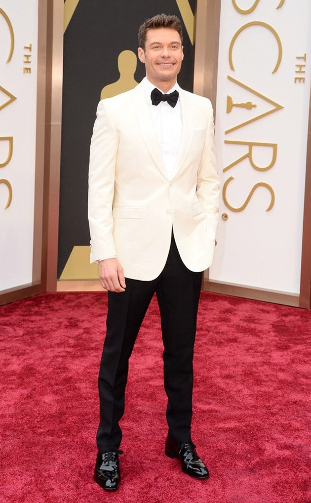 Gambar Foto Ryan Seacrest di Red Carpet Oscar 2014