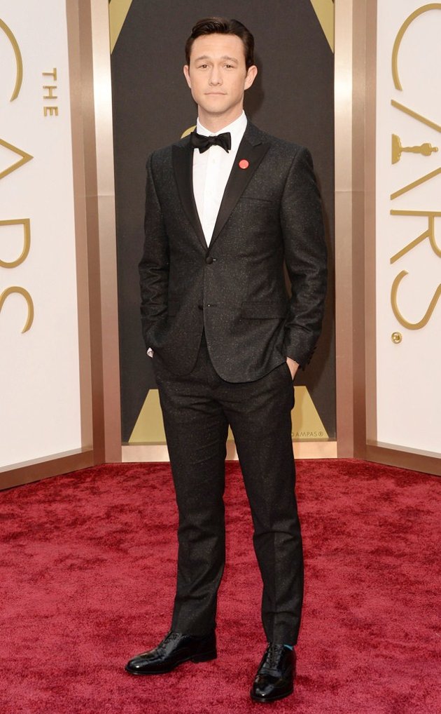Gambar Foto Joseph Gordon-Levitt di Red Carpet Oscar 2014