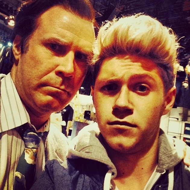 Gambar Foto Will Ferrell Bersama Niall Horan