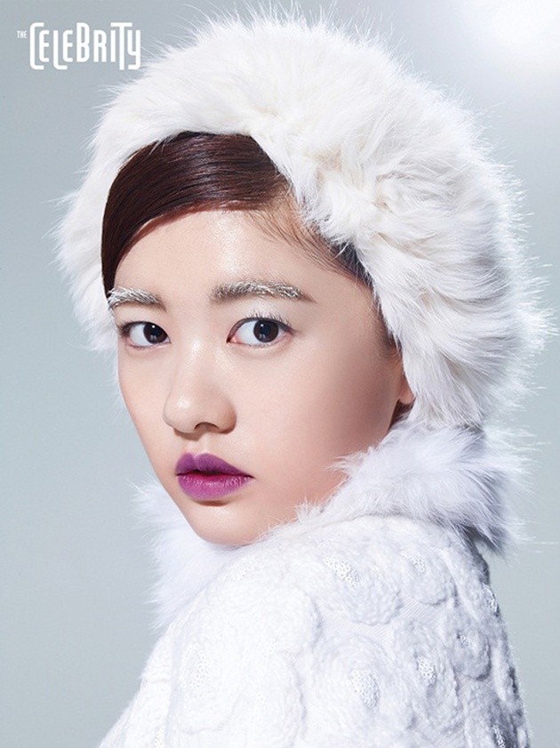 Gambar Foto Jung So Min di Majalah The Celebrity Edisi Januari 2014