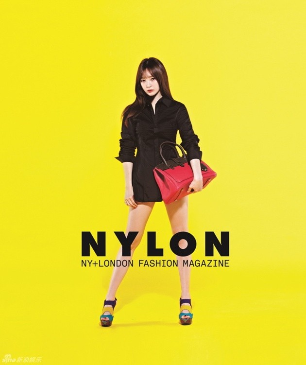 Gambar Foto Kang Min Kyung Davichi di Majalah NYLON Edisi Mei 2013