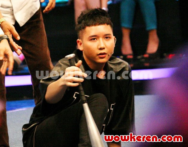 Gambar Foto Rangga Moela SM*SH di Acara 'Slide Show'