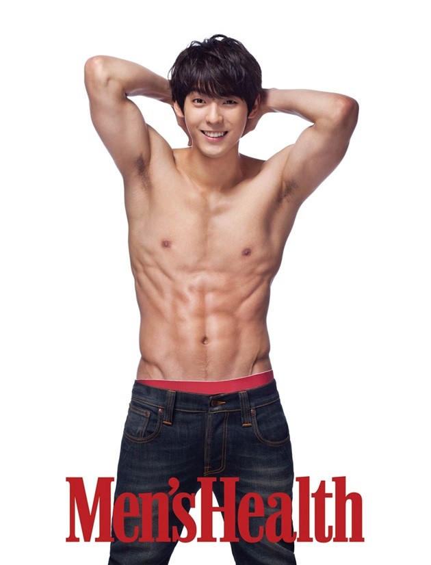 Gambar Foto Minhyuk BTOB di Majalah Men's Health Edisi Februari 2014