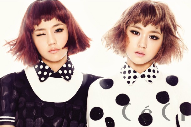 Gambar Foto Hyejeong dan Seolhyun di Majalah Ceci Februari 2013