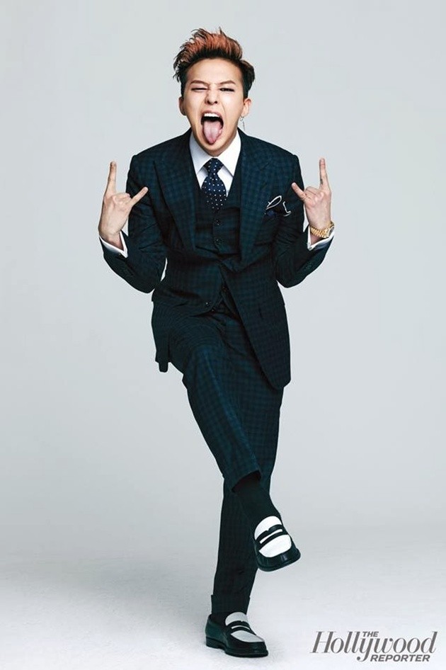 Gambar Foto G-Dragon di The Hollywood Reporter Edisi Februari 2014