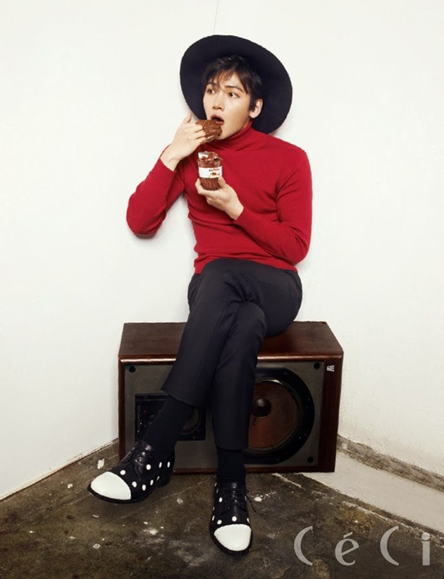 Gambar Foto Ji Chang Wook di Majalah CeCi Edisi Februari 2014