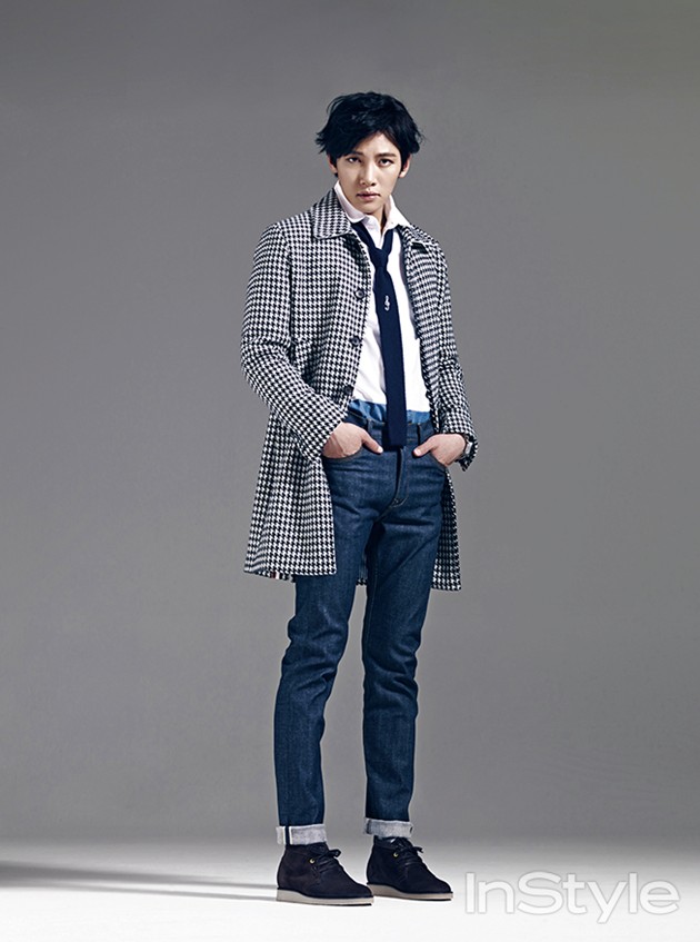 Gambar Foto Ji Chang Wook di Majalah InStyle Edisi Januari 2014