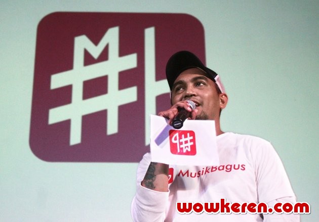 Gambar Foto Glenn Fredly Saat Peluncuran 'Musik Bagus'