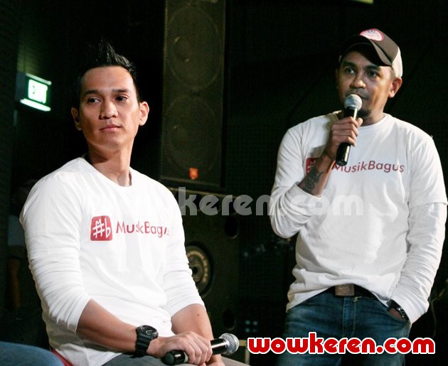 Gambar Foto Glenn Fredly Saat Peluncuran 'Musik Bagus'