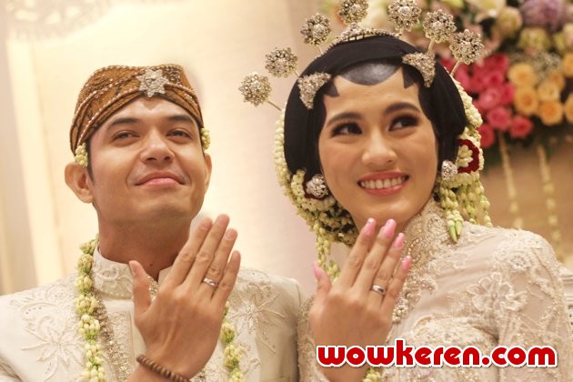 Foto Samuel Zylgwyn dan Gracia Indri di Resepesi 