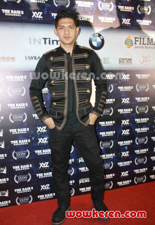 Gambar Foto Iko Uwais di Premiere Film 'The Raid 2: Berandal'