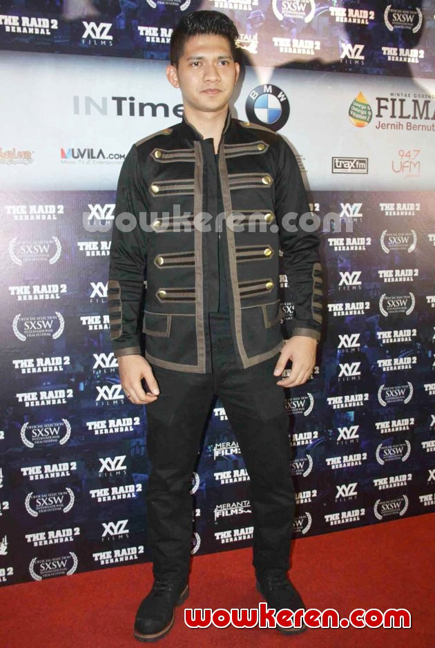 Gambar Foto Iko Uwais di Premiere Film 'The Raid 2: Berandal'