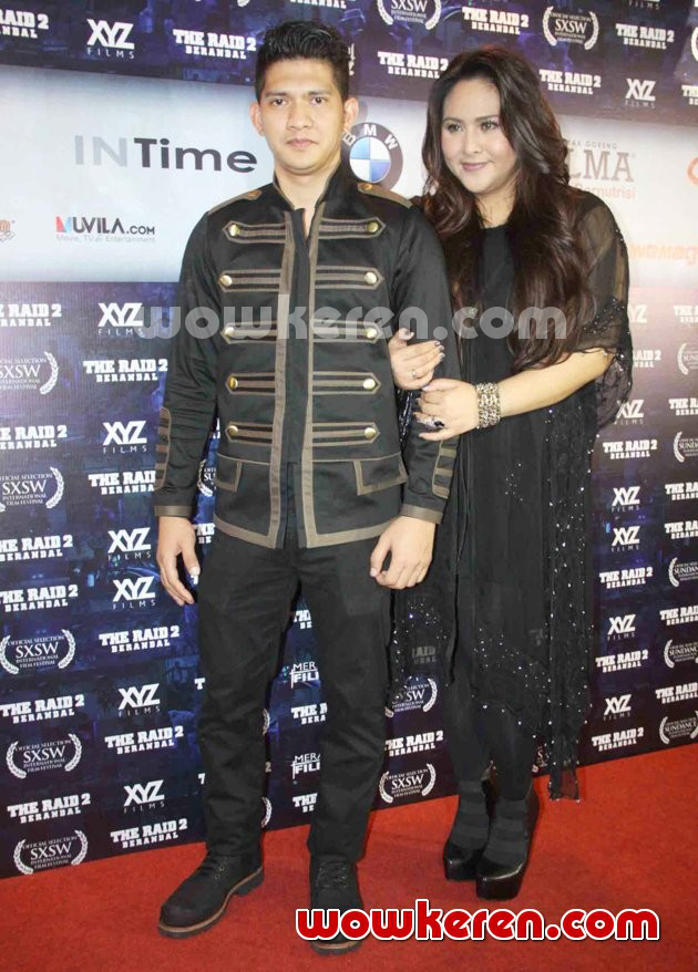 Gambar Foto Iko Uwais dan Audy Item di Premiere Film 'The Raid 2: Berandal'