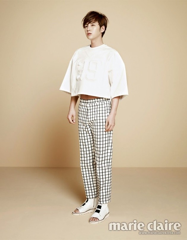 Gambar Foto Jang Geun-suk di Majalah Marie Claire Korea Edisi April 2014