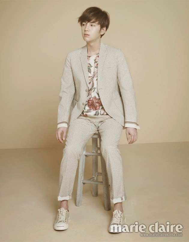 Gambar Foto Jang Geun-suk di Majalah Marie Claire Korea Edisi April 2014