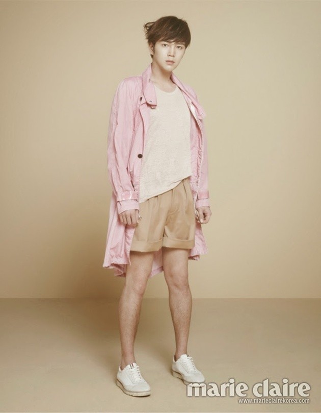 Gambar Foto Jang Geun-suk di Majalah Marie Claire Korea Edisi April 2014