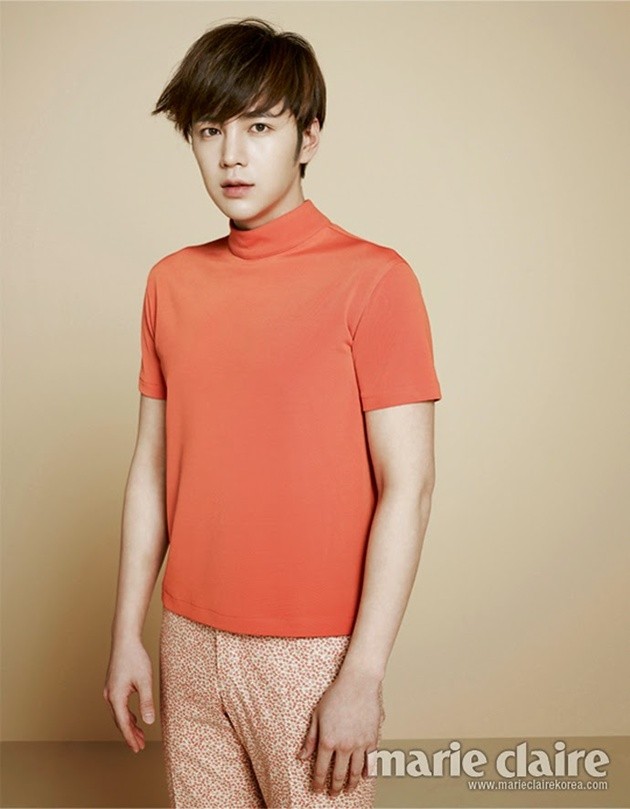 Gambar Foto Jang Geun-suk di Majalah Marie Claire Korea Edisi April 2014