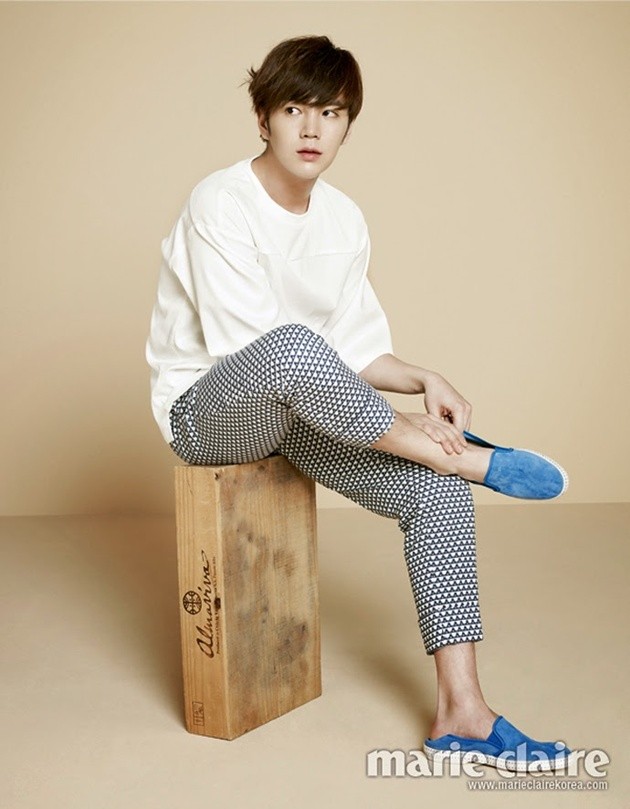 Gambar Foto Jang Geun-suk di Majalah Marie Claire Korea Edisi April 2014