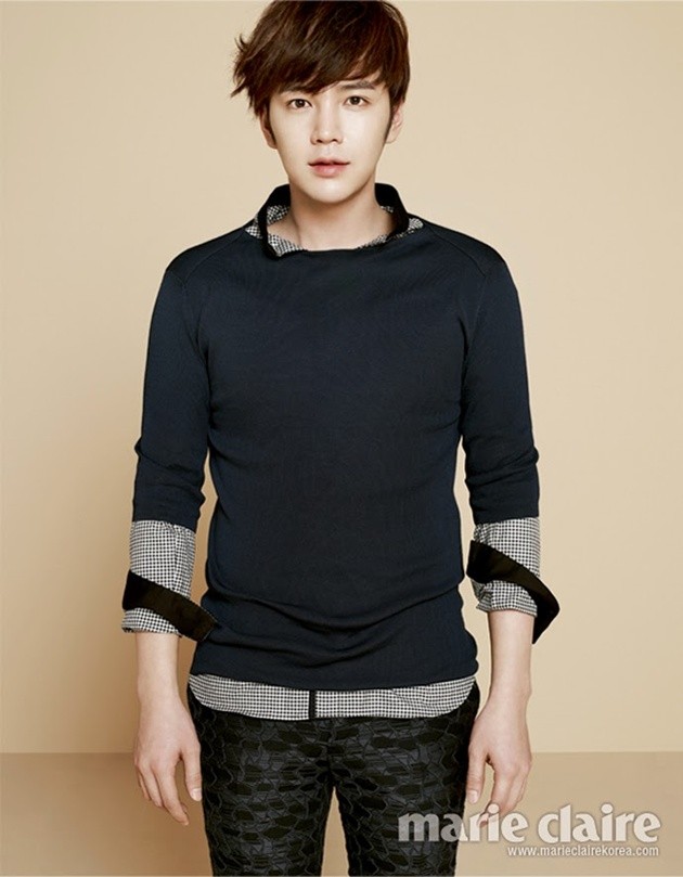 Gambar Foto Jang Geun-suk di Majalah Marie Claire Korea Edisi April 2014