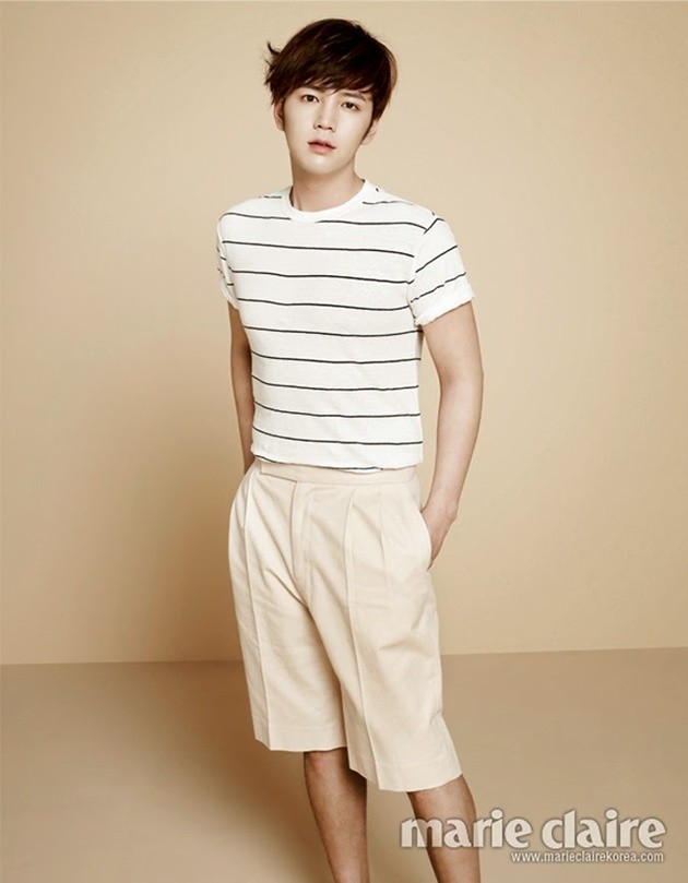 Gambar Foto Jang Geun-suk di Majalah Marie Claire Korea Edisi April 2014