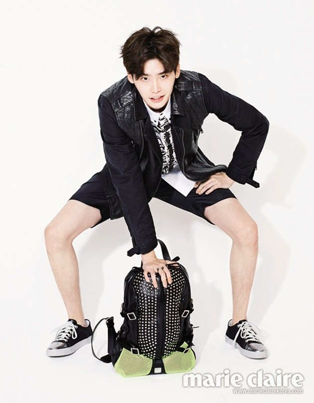 Gambar Foto Lee Jong Suk di Majalah Marie Claire Korea Edisi April 2014
