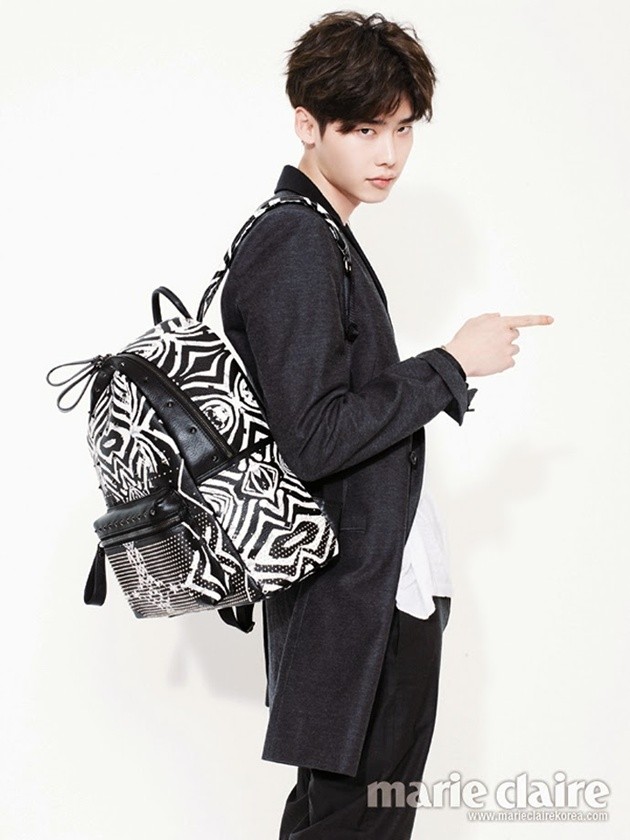 Gambar Foto Lee Jong Suk di Majalah Marie Claire Korea Edisi April 2014