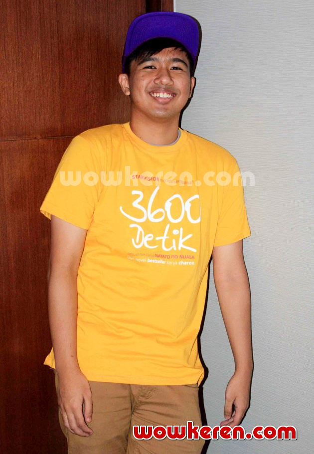 Gambar Foto Joshua Suherman di Jumpa Pers Film '3600 Detik'