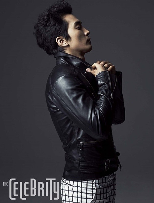 Gambar Foto Song Seung Heon di Majalah The Celebrity Edisi April 2014
