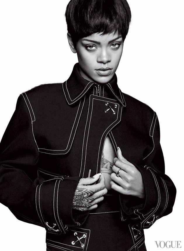 Gambar Foto Rihanna Majalah Vogue US Edisi Maret 2014