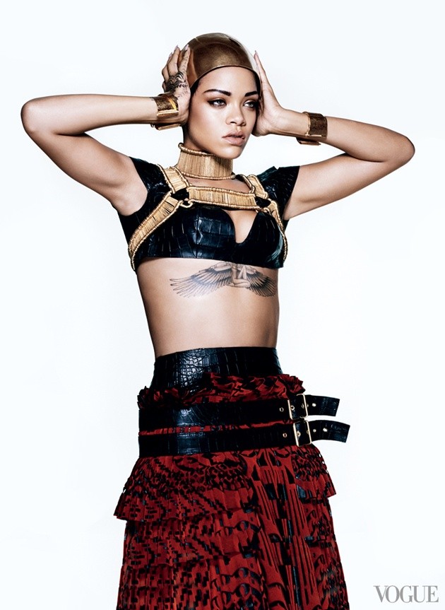 Gambar Foto Rihanna Majalah Vogue US Edisi Maret 2014