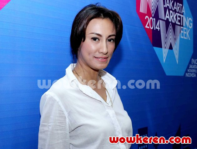Gambar Foto Davina Veronica di Jumpa Pers 'Jakarta Marketing Week 2014'