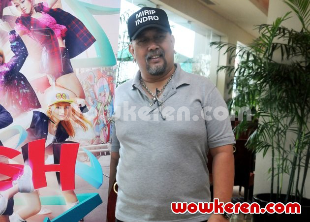 Gambar Foto Indro Warkop di Jumpa Pers Film 'Crush'