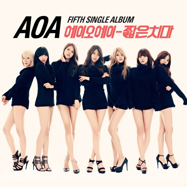 Gambar Foto AOA Berpose untuk Promo Single 'Miniskirt'