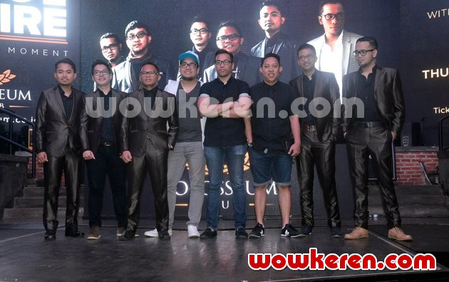 Gambar Foto Kerispatih dan Sammy Simorangkir di Jumpa Pers Acara 'Stage Empire'