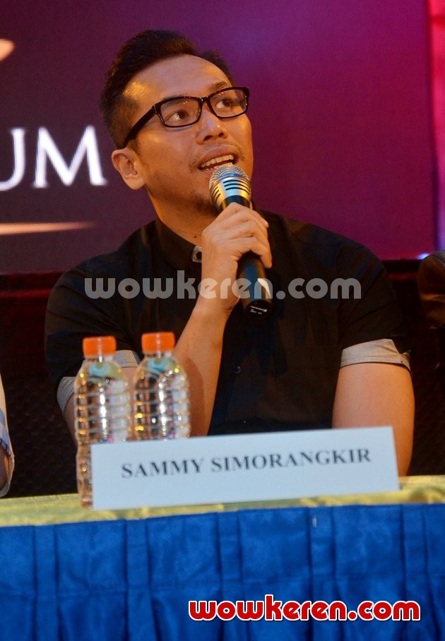 Gambar Foto Sammy Simorangkir di Jumpa Pers Acara 'Stage Empire'