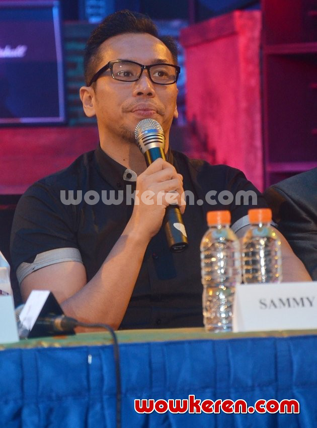 Gambar Foto Sammy Simorangkir di Jumpa Pers Acara 'Stage Empire'
