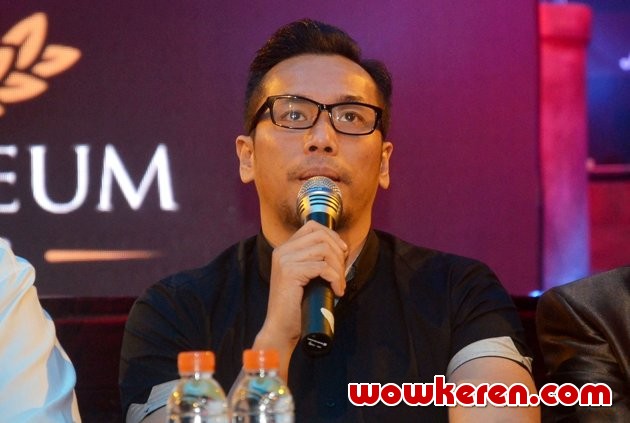 Gambar Foto Sammy Simorangkir di Jumpa Pers Acara 'Stage Empire'